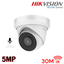 5MP HIKVISION HILOOK DOME IP POE OUTDOOR CCTV CAMERA WHITE 2.8MM