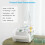 Hangsun CN100 Nebuliser Machine Steam Inhaler Compressor Vaporiser 6