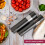 (Black) Innoteck Electric Salt and Pepper Mill Set 4