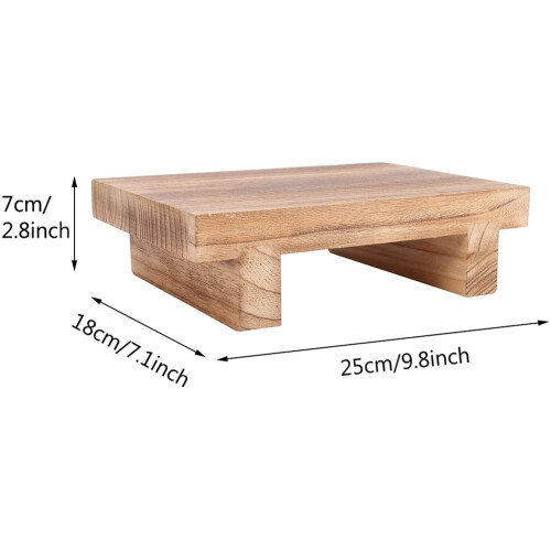 Wooden Step Stool for Adults, Bed High Beds, Kitchen 2