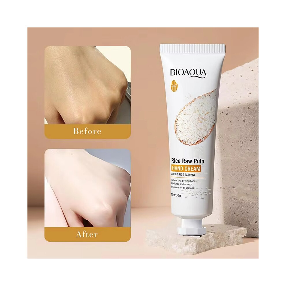 Rice Hand Cream Whitening Volumizing Rejuvenating Ultra Wrinkles Moisturizing  ﻿