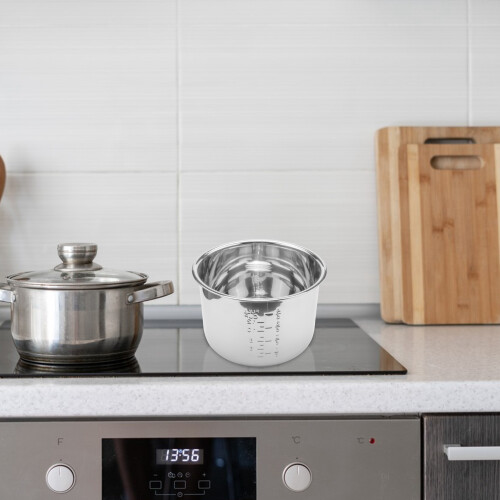 6 L inderskålsliner i rustfrit stål 1