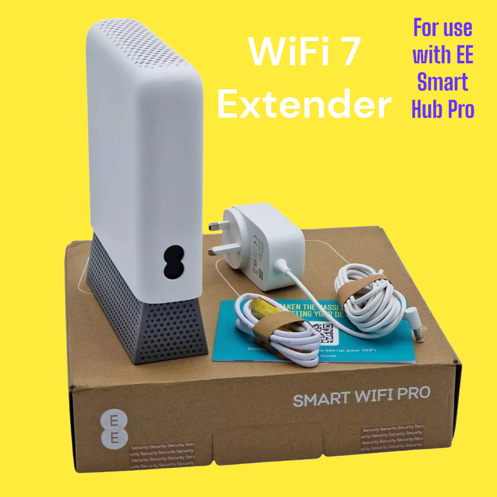 EE Smart WiFi Pro WiFi 7 Extender SW40J For use With EE Smart Hub Pro