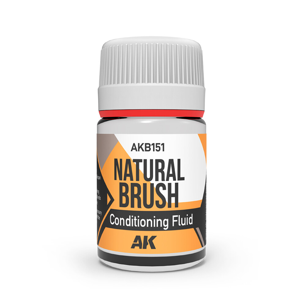 Ak Interactive B151 Natural Brush Condition Fluid 35Ml