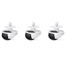 Rueda delantera de repuesto 3X para series S6 y S7 S65 S55 Max Pure S45 S75 T7S Plus G10