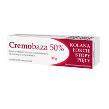 Cremobaza 50% Cream with urea with exfoliating properties, eliminating calluses 30 g