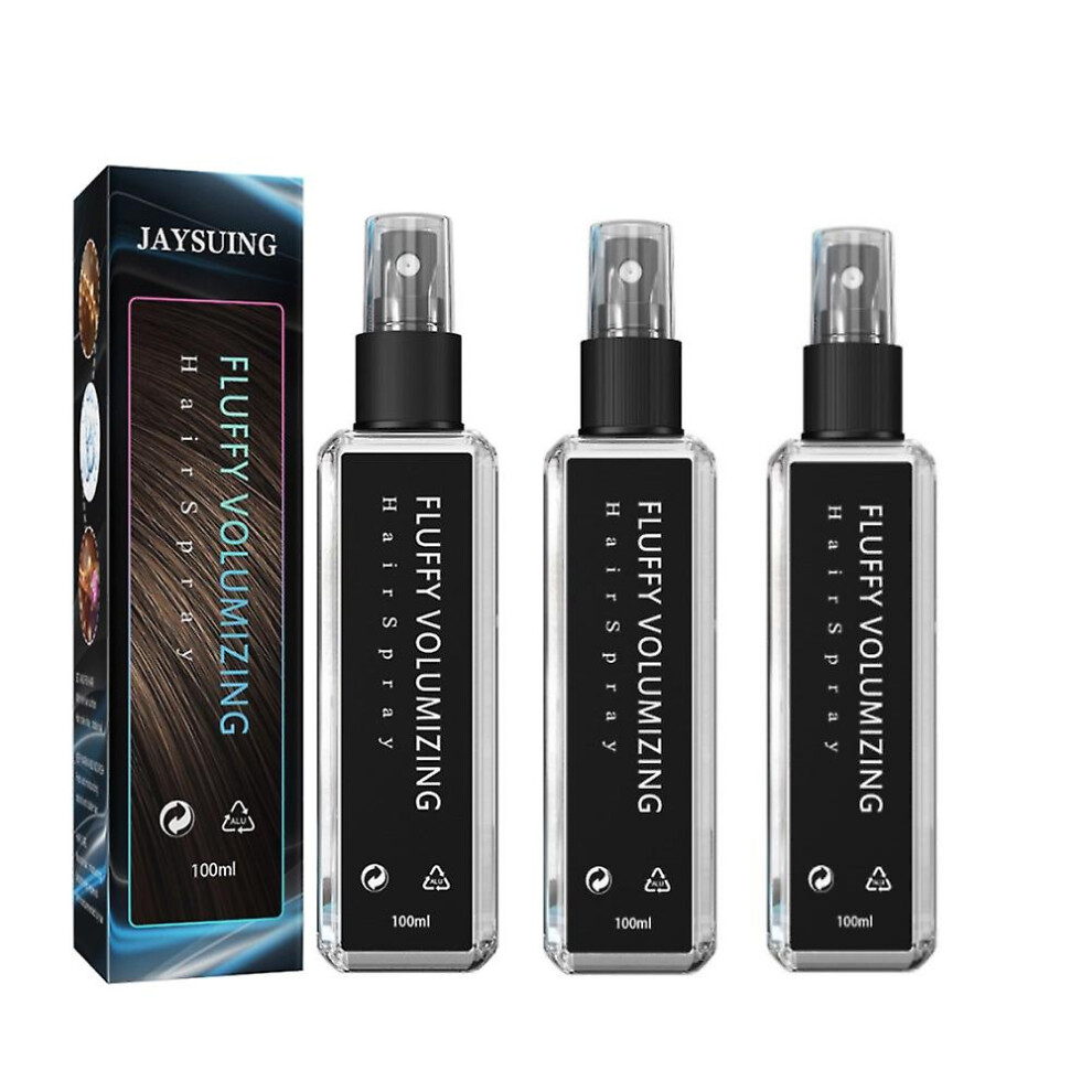 3pcs Fluffy Volumizing Hair Spray, Extra-volume Magic Spray, Long-lasting Bright, Instant Volumizing  For All Hair Types