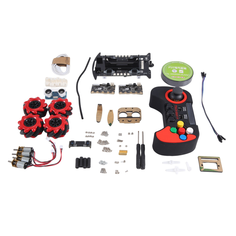 Spactz Ultrasonic Obstacle Avoidance Following Robot For Microbit Mchammer Small