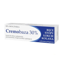 Cremobaza 30% Urea Cream - Fragrance-Free, Intensively Moisturizes Extremely Dry, Calloused, Cracked Skin (30 g)