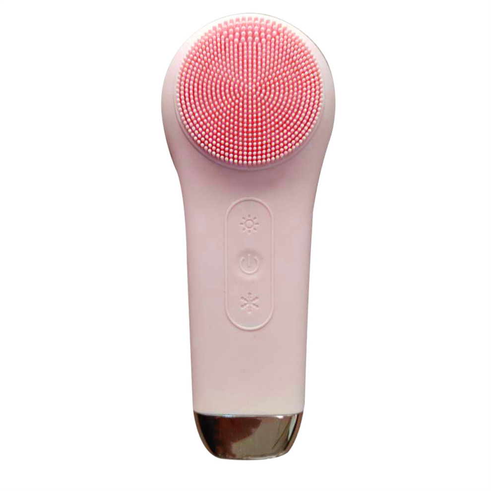 Brosse nettoyante exfoliante rose