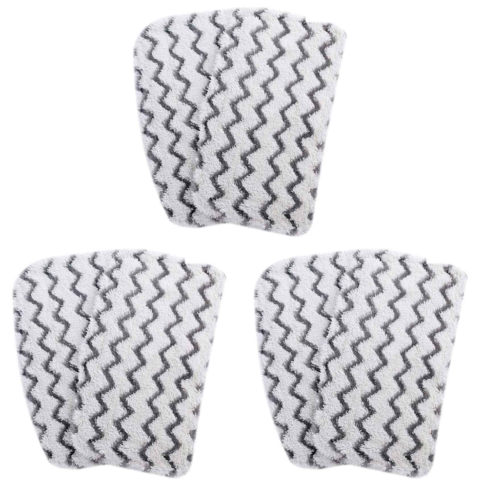 Lot de 6 tampons de rechange pour balai vapeur pour aspirateurs S1000 S1000A S1000C S1000WM S1001C