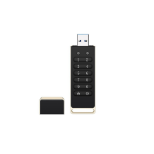 256GB Encrypted USB Flash Drive Hardware Password Memory Stick Black