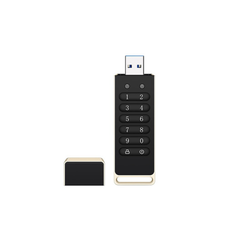 256GB Encrypted USB Flash Drive Hardware Password Memory Stick Black 1