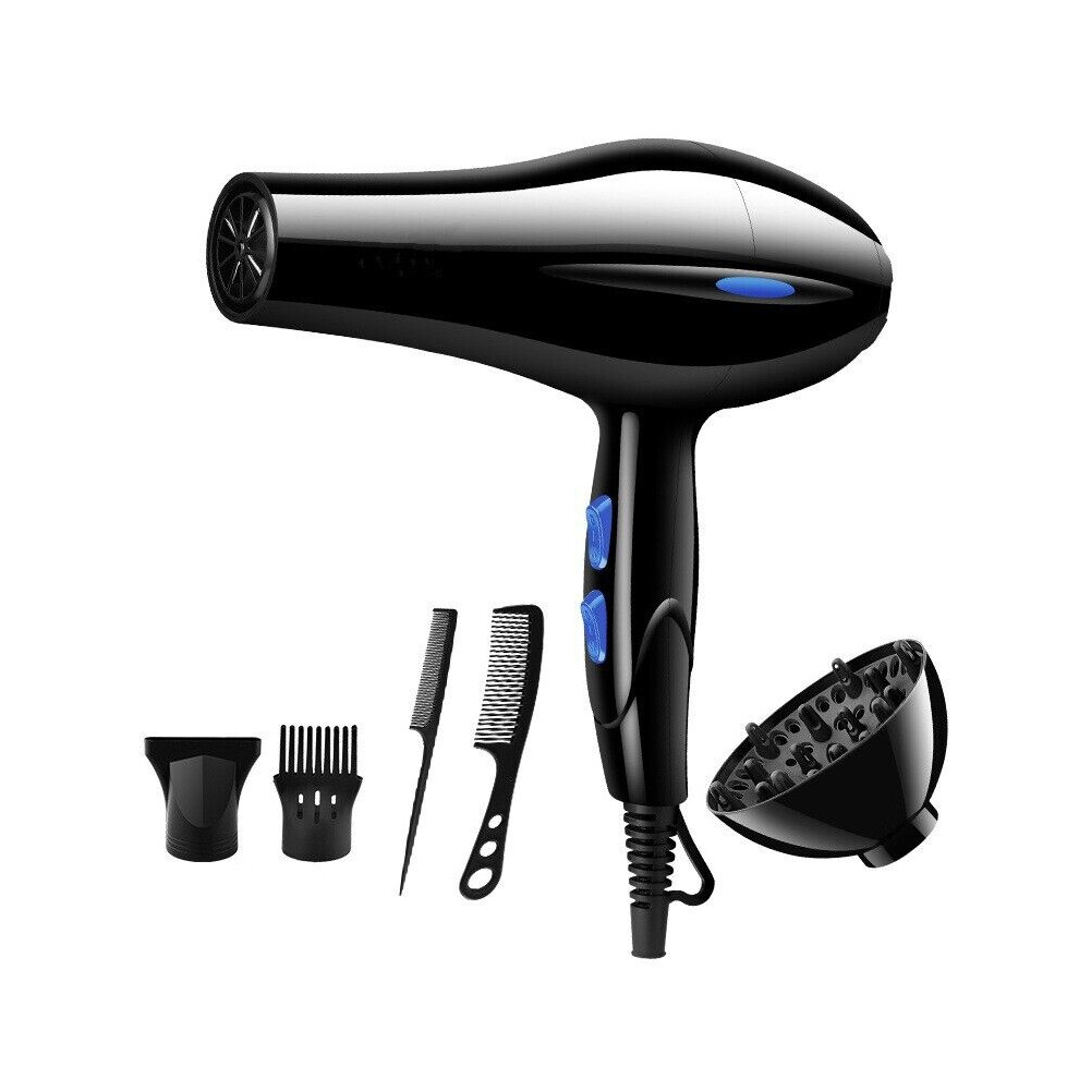 Sunshine Smile 5 In 1 Professional Style Hair Dryer Nozzle Concentrator Blower Pro Salon Heat