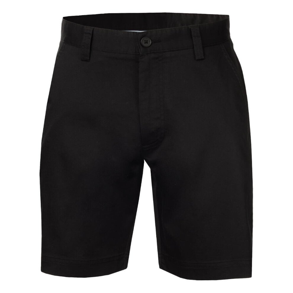 (34, Black) Calvin Klein Mens 2025 Campus Chino Lightweight Stretch Golf Shorts