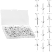 110 Pieces Drawing Push Pins, Thumb Tacks for Pinboard, Notice Cork Board, Bulletin Boards