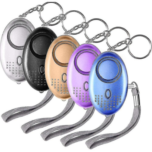 5 Pack 140db Personal Security Alarm Keychain With Led Light,personal Alarm - Snngv