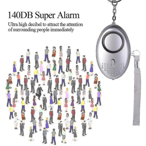5 Pack 140db Personal Security Alarm Keychain With Led Light,personal Alarm - Snngv 1