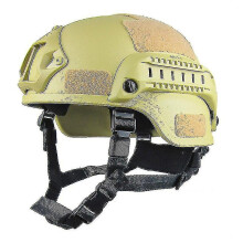 (Sand) New Tactical Airsoft Paintball Military Protective Swat Fast Helmet Combat Hfmqv