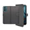 (Black) For Motorola E15 Wallet Flip Cover Case 3