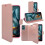 (Rose Gold) For Motorola E15 Wallet Flip Cover Case 1