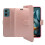(Rose Gold) For Motorola E15 Wallet Flip Cover Case 3