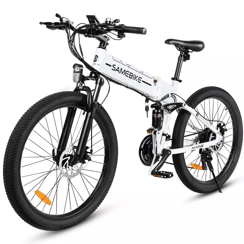 Samebike LO26-II Fat Tires Folding Electric Bike 48V 14Ah 900W E-MTB