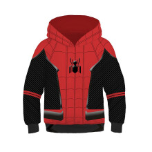 (Spider-Man Far from Home, 4-5Years) Spider-man: Into The Spider-verse Hoodies Coat Gwen Venom Sweatshirt Cosplay Jacket Jumper Hooded Tops Kids Boys Girls