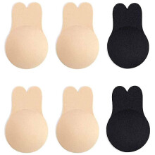 (L) 3 Pairs Invisible Adhesive Bra, Anti-penetration Point Adhesive Bra,breast Lift Tape Push Up Strapless Nipple Covers
