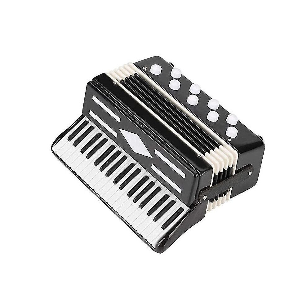 Miniature Accordion Mini Musical Instrument Accordion Exquisite Musical Instruments Holiday Decoration Music Gifts