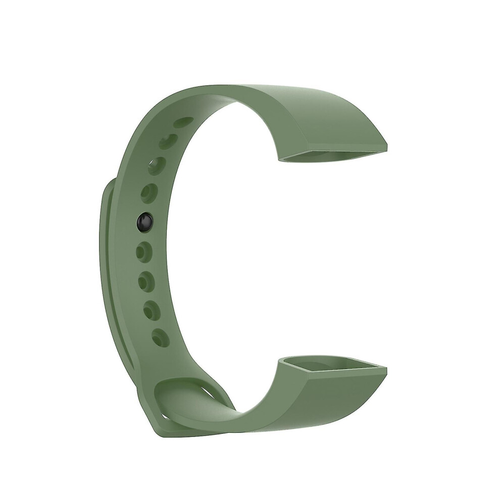 (Army ) Wrist Watch Strap Compatible Redmi/Compatible Xiaomi Mi Band 4C Thickened Safe Tpu Replacement Smart Wristwatch Strap Kaesi Green 9372166692728