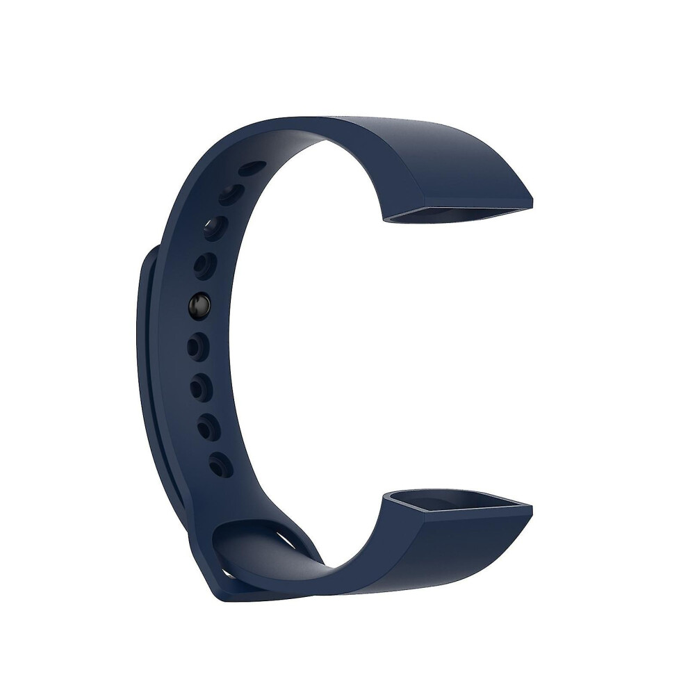 (Black - Blue) Wrist Watch Strap Compatible Redmi/Compatible Xiaomi Mi Band 4C Thickened Safe Tpu Replacement Smart Wristwatch Strap Kaesi Blue,Black 9372166692759