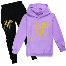 (Purple, 9-10Years) Harry Potter Kids Hoodies Sweatpants Set Jogging Tracksuit Sweatshirt Outfits