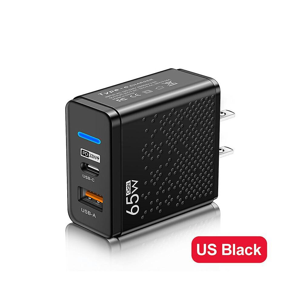 (, Us Plug) Fast Charge Charger 65W Usb C Charger Black 8792504186770