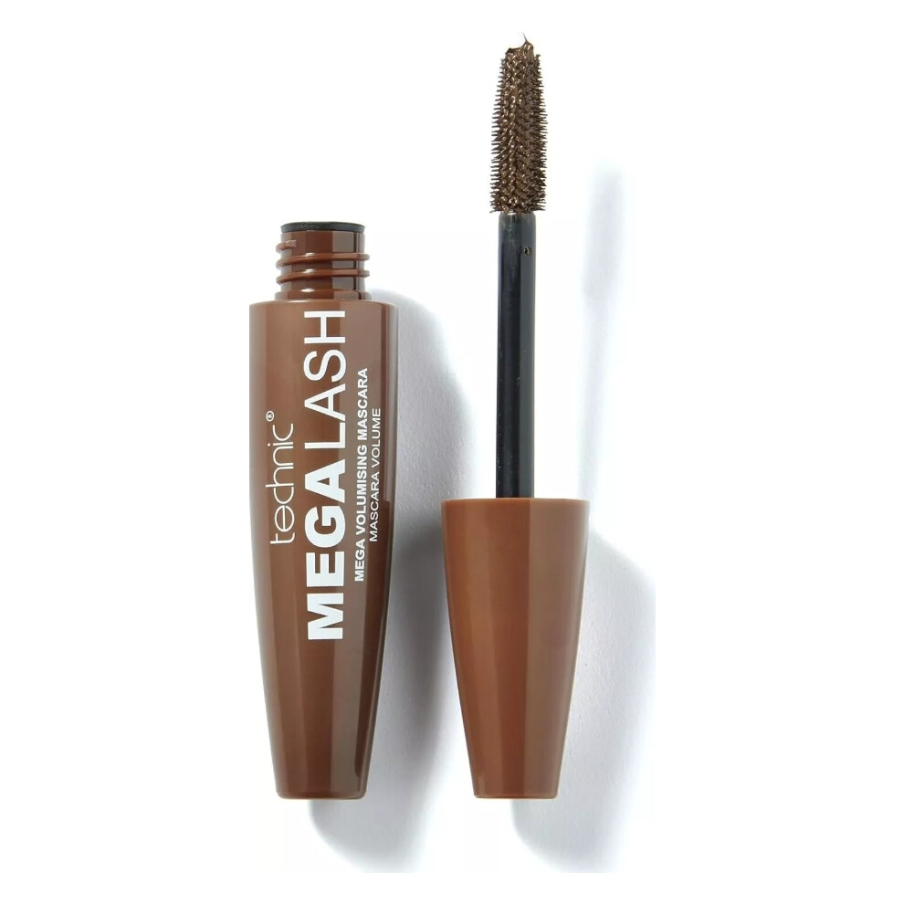 Mega Lash Brown Technic Mascara Lash Building Volumising Lifts Vegan