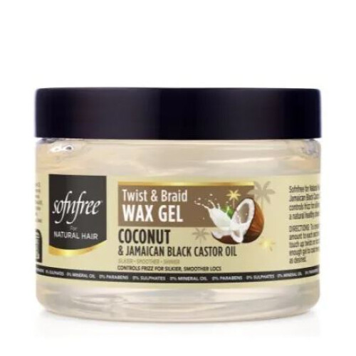 Sof N Free Twist & Braid Wax Gel 250 ml