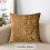 (Gold) Embossed Velvet Throw Filled Cushion 4