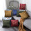 (Gold) Embossed Velvet Throw Filled Cushion 7