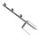 (1.2M Corner Post Only) Electric Fence Corner Mounting Post 1.2M 1