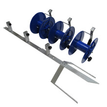 (1.2M Corner Post & 3x Standard Reels) Electric Fence Corner Mounting Post 1.2M