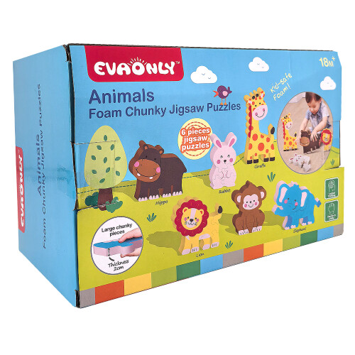 EVA Foam Animal Jigsaw Puzzle Interlock Educational Pre School Toy 1