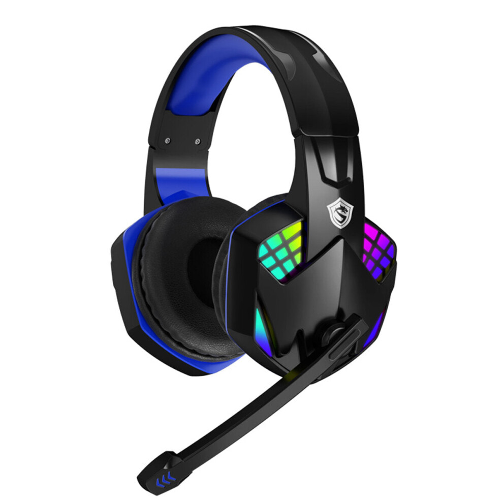 (Black) Wired Headphones Gaming Headset Hi-Fi Stereo With Mic For Laptop Desktop Computer Video Black 6112212290279