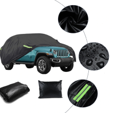 Universal Full Car Cover For Jeep Wranglers Outdoor Sun UV Snow Dust Rain Resistant