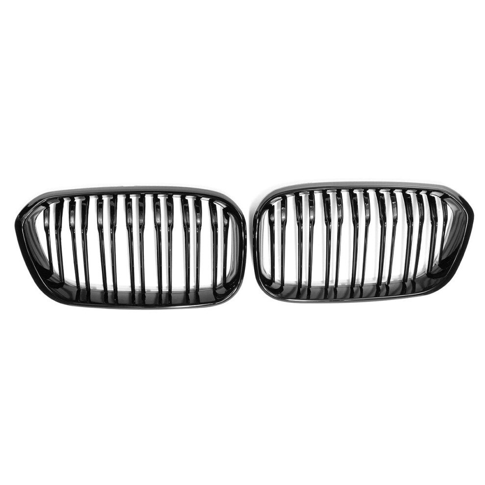 Gloss Front Kidney Grill Grille For Bmw F20 F21 1 Series Black 4250937559973