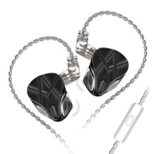 (Black, With Mic) Earphone 10BA Balanced Armature Hi-Fi Sound Noise Cancelling Sport Monitors Headphone 3.5mm Wired Earbuds