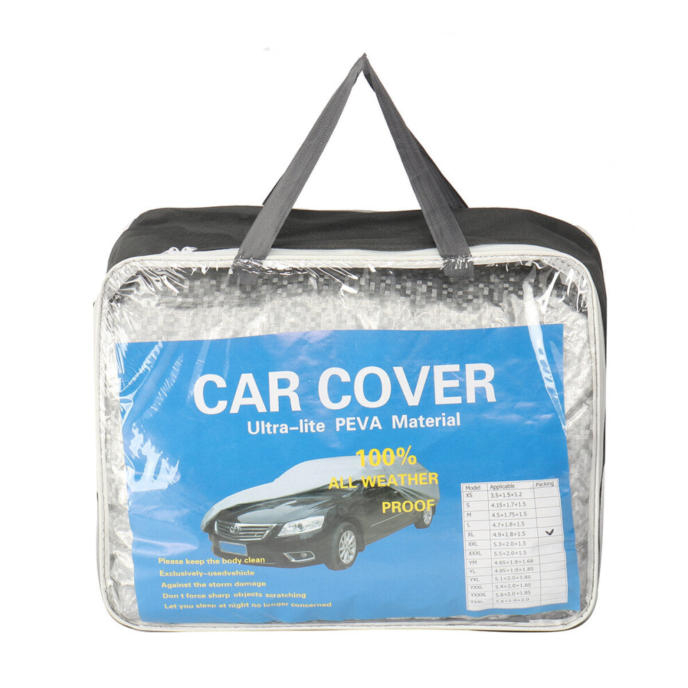 (Yl) Full Car Cover Reflective Strip Waterproof Anti Snow Sun Shade Anti Uv Dustproof 4250937607650