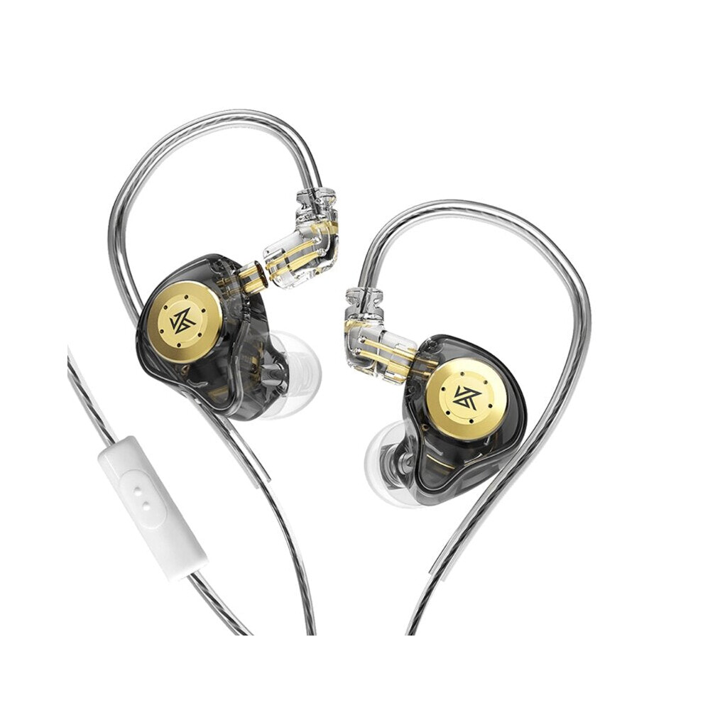(Black) Dual Magnetic Circuit Dynamic Drive 10Mm Earphone Hi-Fi Bass Earbud Sport Noise Cancelling Headset For Kz Edxpro Zst Es4 Black 6112212292860