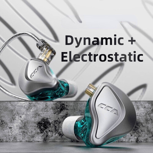 (Standard) Electrostatic Drive Units and Dynamic Unit In-Ear Earphone Wired Headset Detachable Cable for C12 C10 2