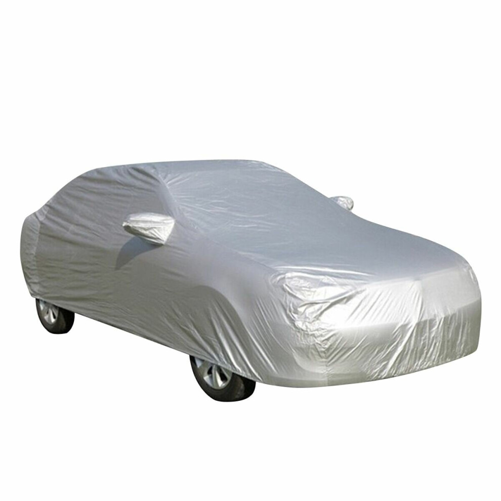 Car Cover Indoor Outdoor Full Auto Cover Waterproof Sun UV Snow Dust Resistant Protection Cover L Size