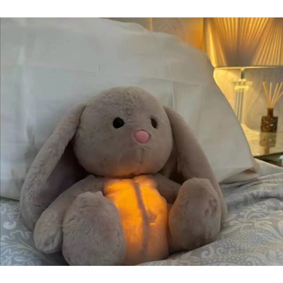 Bghone (Rabbit) New Cute Koala Breathing Musical Soothing Doll Sleep Anxiety Relief Xmas Gift
